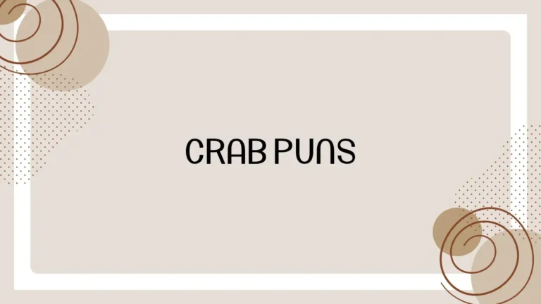Crab Puns: Funny, Clever, and Shell-Shocking Jokes
