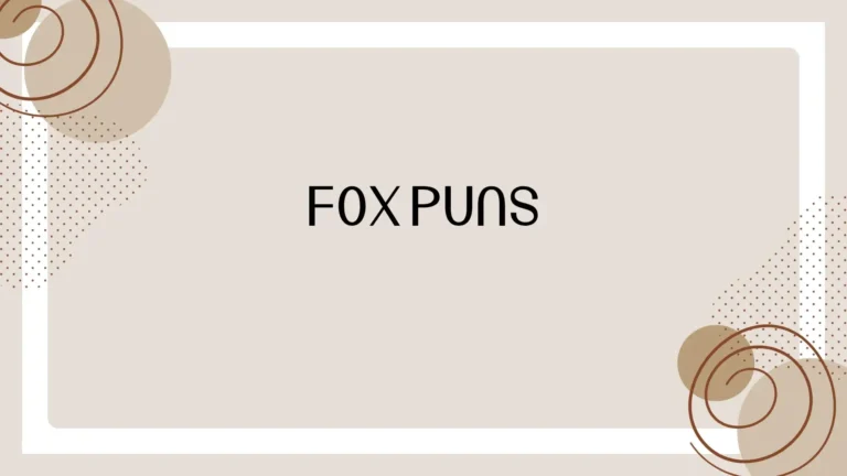 Fox Puns: Funny, Clever, and Punny Fox Jokes
