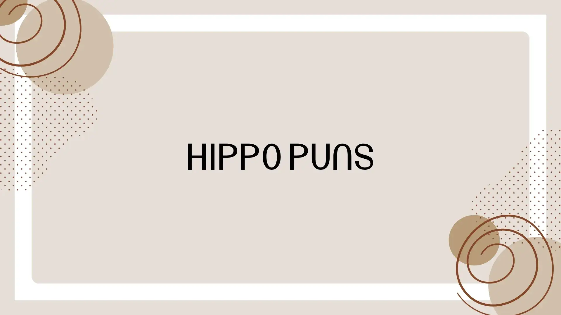 Hippo Puns: Funny and Clever Hippopotamus Jokes