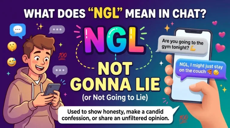 NGL Meaning in Text: What Does NGL Mean in Chat?